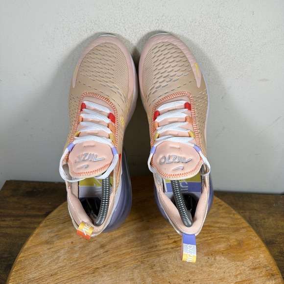 Nike Air Max 270 Women's Sneakers Pink Multi Color Shoes US 8.5 CW5589-600 - Picture 7 of 8